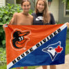 House Flag Mockup 3 NGANG Toronto Blue Jays X Baltimore Orioles 293