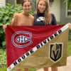 House Flag Mockup 3 NGANG Vegas Golden Knights vs Montreal Canadiens 3213