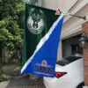 House Flag Mockup Milwaukee Bucks x LA Clippers 1022