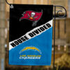 Buccaneers vs Chargers House Divided Flag, NFL House Divided Flag
