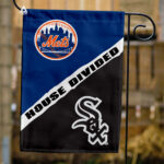 Mets vs White Sox House Divided Flag, MLB House Divided Flag