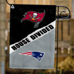 Buccaneers vs Patriots House Divided Flag, NFL House Divided Flag