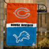 Bears vs Lions House Divided Flag, NFL House Divided Flag, NFL House Divided Flag