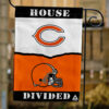 Bears vs Browns House Divided Flag, NFL House Divided Flag, NFL House Divided Flag