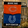 Bears vs Colts House Divided Flag, NFL House Divided Flag, NFL House Divided Flag