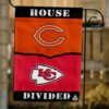 Bears vs Chiefs House Divided Flag, NFL House Divided Flag, NFL House Divided Flag