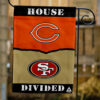 Bears vs 49ers House Divided Flag, NFL House Divided Flag, NFL House Divided Flag