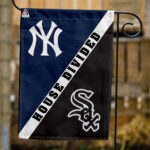 Yankees vs White Sox House Divided Flag, MLB House Divided Flag