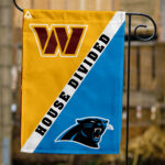 Commanders vs Panthers House Divided Flag, NFL House Divided Flag