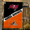 Buccaneers vs Browns House Divided Flag, NFL House Divided Flag