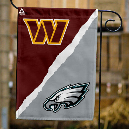 Commanders vs Eagles House Divided Flag, NFL House Divided Flag