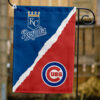 Royals vs Cubs House Divided Flag, MLB House Divided Flag, MLB House Divided Flag
