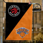 Raptors vs Knicks House Divided Flag, NBA House Divided Flag