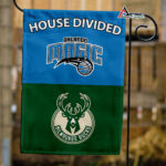 Magic vs Bucks House Divided Flag, NBA House Divided Flag