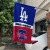 Dodgers vs Phillies House Divided Flag, MLB House Divided Flag