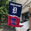 Tigers vs Phillies House Divided Flag, MLB House Divided Flag