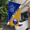 Maple Leafs vs Sabres House Divided Flag, NHL House Divided Flag
