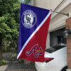 Rockies vs Braves House Divided Flag, MLB House Divided Flag