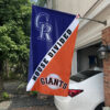 Rockies vs Giants House Divided Flag, MLB House Divided Flag