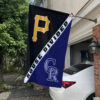 Pirates vs Rockies House Divided Flag, MLB House Divided Flag
