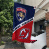 Panthers vs Devils House Divided Flag, NHL House Divided Flag