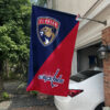 Panthers vs Capitals House Divided Flag, NHL House Divided Flag