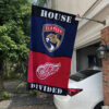 Panthers vs Red Wings House Divided Flag, NHL House Divided Flag