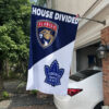 Panthers vs Maple Leafs House Divided Flag, NHL House Divided Flag
