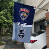 Panthers vs Kings House Divided Flag, NHL House Divided Flag