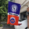 Rockies vs Mets House Divided Flag, MLB House Divided Flag