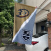 Ducks vs Kings House Divided Flag, NHL House Divided Flag