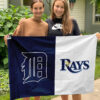 Tigers vs Rays House Divided Flag, MLB House Divided Flag
