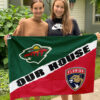 Wild vs Panthers House Divided Flag, NHL House Divided Flag