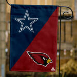 Cowboys vs Cardinals House Divided Flag, NFL House Divided Flag