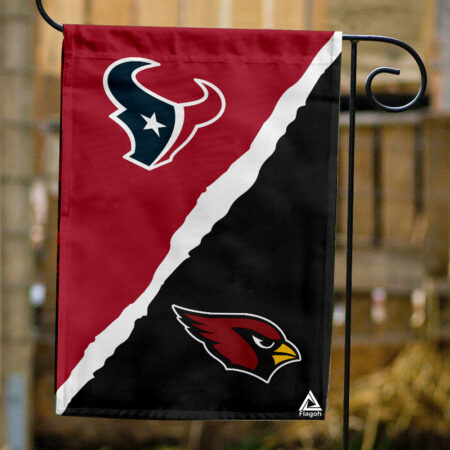 Texans vs Cardinals House Divided Flag, NFL House Divided Flag