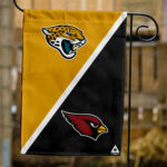 Jaguars vs Cardinals House Divided Flag, NFL House Divided Flag