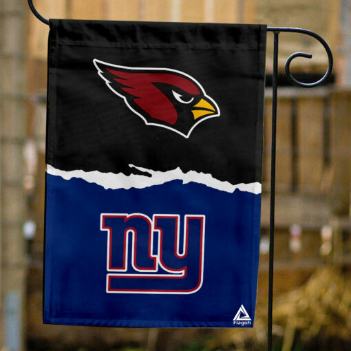 Cardinals vs Giants House Divided Flag, NFL House Divided Flag