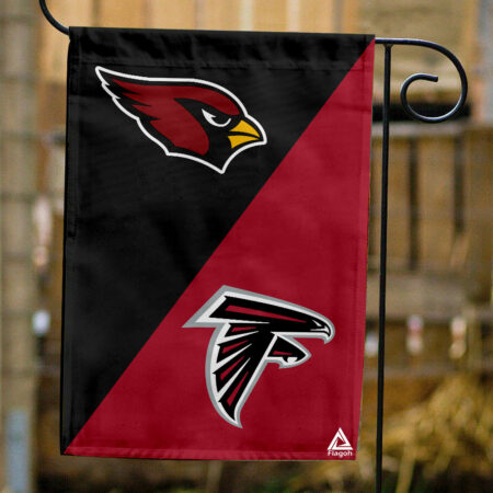 Cardinals vs Falcons House Divided Flag, NFL House Divided Flag
