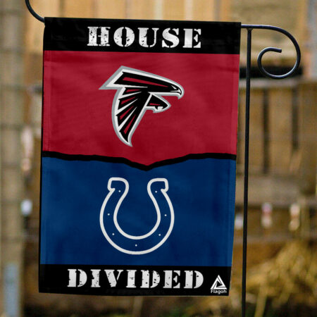 Falcons vs Colts House Divided Flag, NFL House Divided Flag