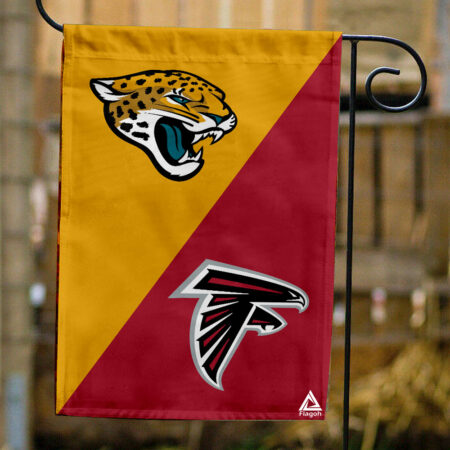 Jaguars vs Falcons House Divided Flag, NFL House Divided Flag