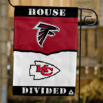 Falcons vs Chiefs House Divided Flag, NFL House Divided Flag