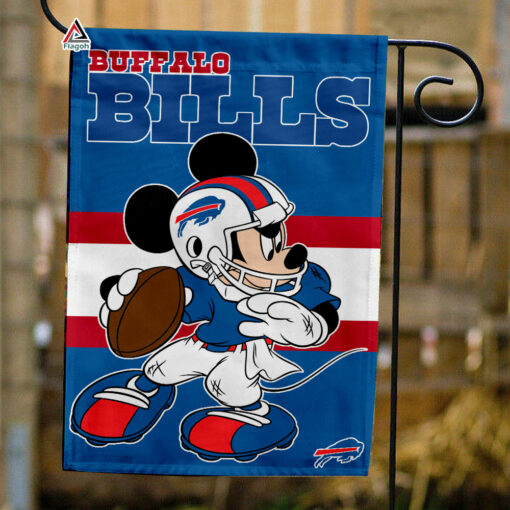 Buffalo Bills x Mickey Football Flag, NFL Premium Flag