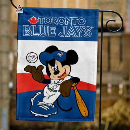 Toronto Blue Jays x Mickey Baseball Flag, MLB Premium Flag