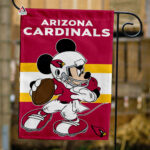 Arizona Cardinals x Mickey Football Flag, NFL Premium Flag
