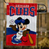 Chicago Cubs x Mickey Baseball Flag, MLB Premium Flag