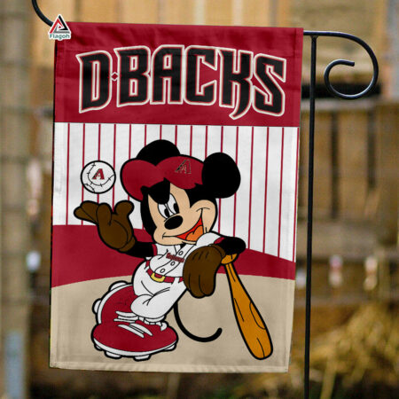 Arizona Diamondbacks x Mickey Baseball Flag, MLB Premium Flag
