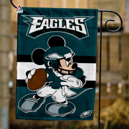 Philadelphia Eagles x Mickey Football Flag, NFL Premium Flag