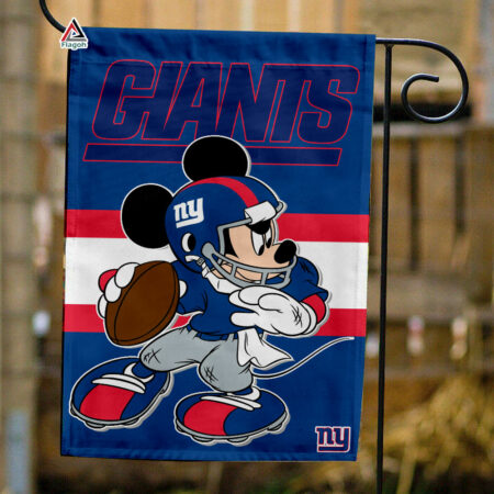 New York Giants x Mickey Football Flag, NFL Premium Flag