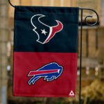 Texans vs Bills House Divided Flag, NFL House Divided Flag