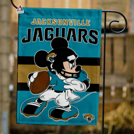 Jacksonville Jaguars x Mickey Football Flag, NFL Premium Flag
